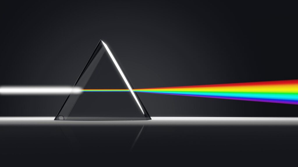 prism, light, nature, spectrum, optics, rainbow, glass, color, macro, close up